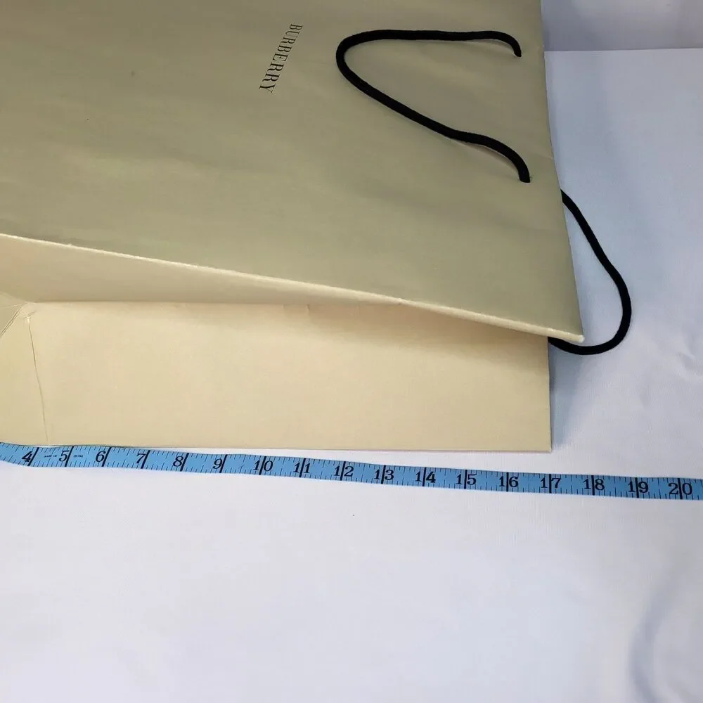 Authentic Burberry Large Paper Shopping Gift Bag